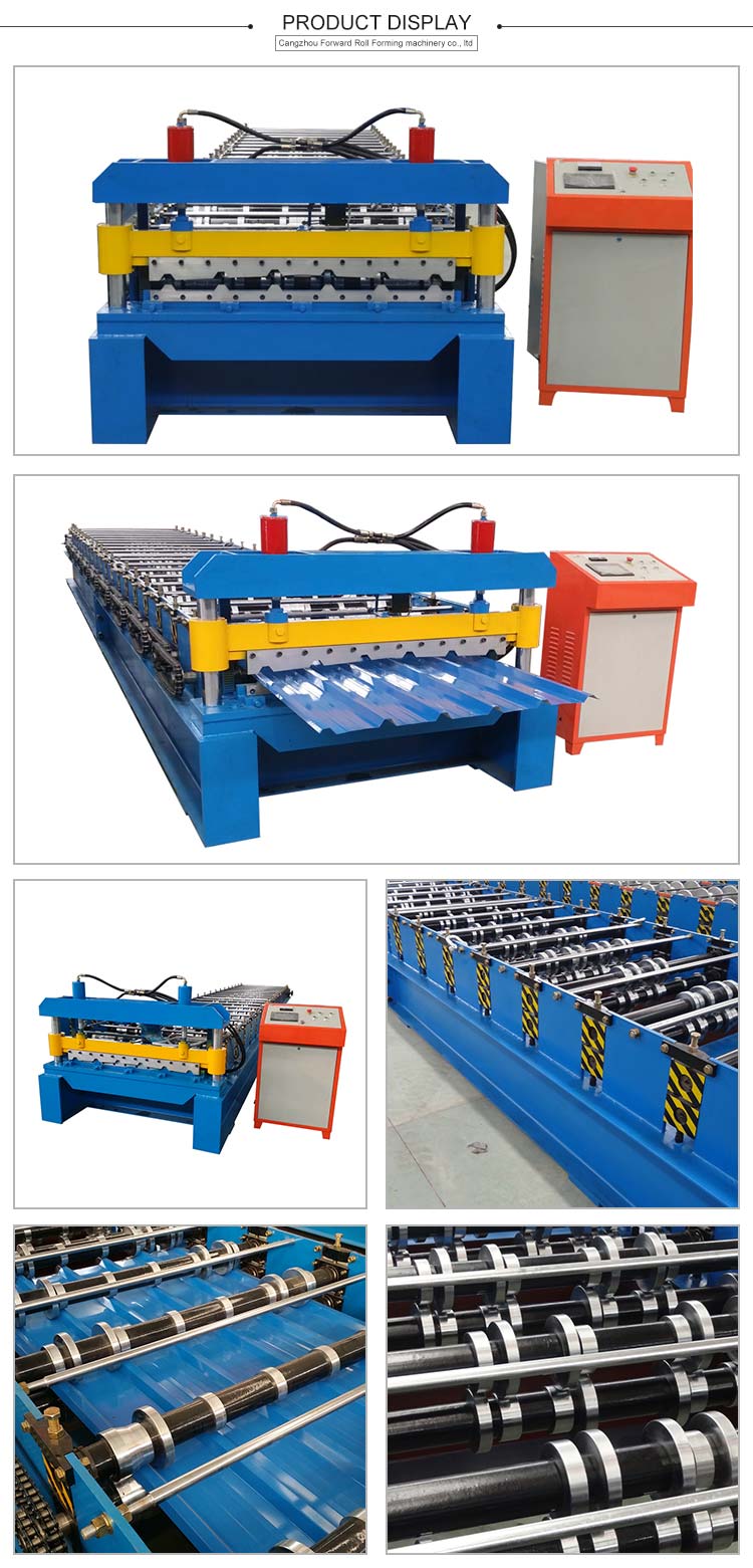 PLC control IBR sheet making roll forming machine