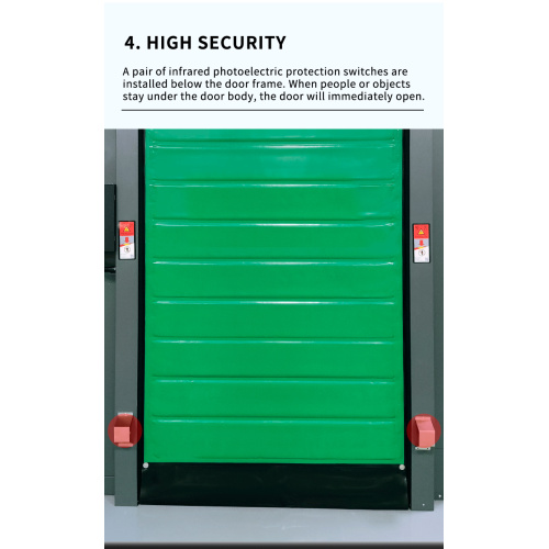 Cold storage zip fast door