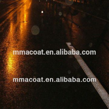highly reflective white paint for mma rainy night road marking