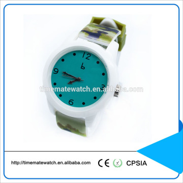 Promotional quartz silicone watch quartz image novel quartz watch