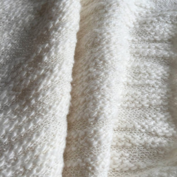 Slub terry cotton knitting fabric