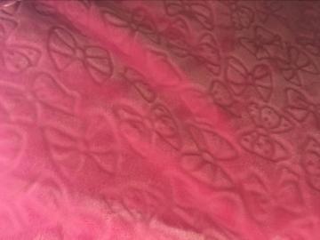 Flannel shining jacquard bowknot design knitting fabric