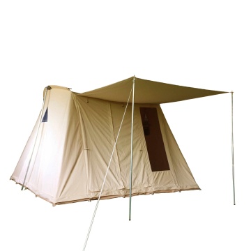 Spring Bar Tent Flex Bow Tents Waterproof 4-Man Camping Outdoor Canvas