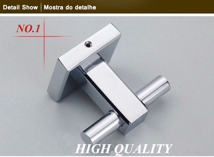 high quality brass square bathroom hardware accessories robe hook clothes hanger holder bag holder hook
