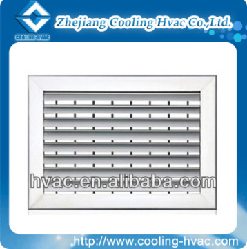 Double deflection grille