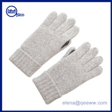 Winter Warm Wool Convertible Fingerless Gloves with Mitten Cover