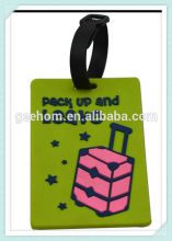 custom soft pvc ID card luggage tag