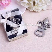 Fleur de Lis Pewter-Finish Bottle Opener door gift idea