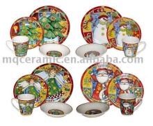 Christmas ceramic dinner set