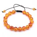 Yoga Chakra Natural Amber Stone Beads