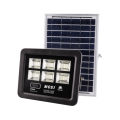 High brightness solar flood light with motion sensor