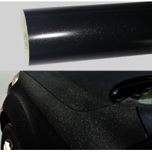 Metallic Diamond Matte Black Car Wrap Vinyl