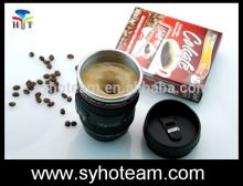 Camera Lens Self Stirring Coffee Mug Cup