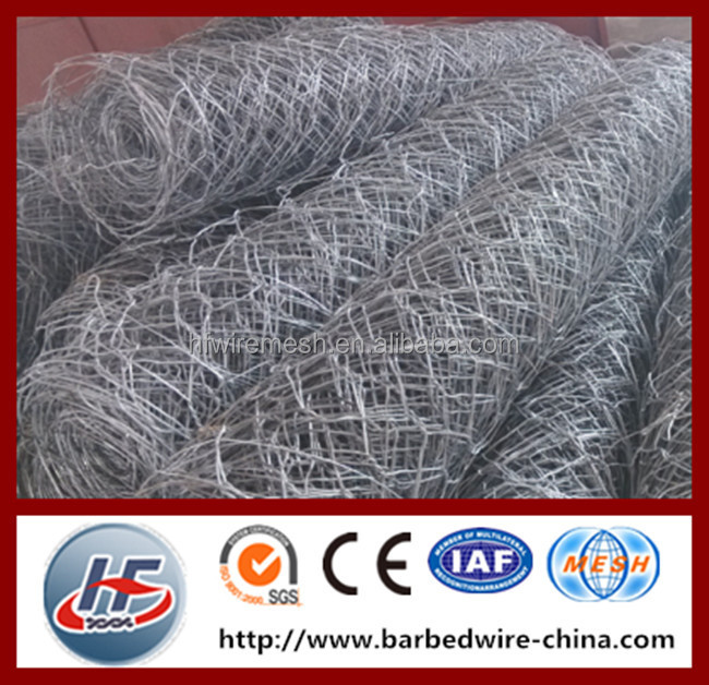 hexagon wire netting,chicken mesh,electro galvanized after weaving hexagonal wire netting