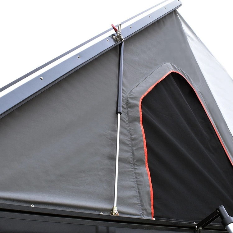 Tenda sul tetto con guscio diagonale completo in alluminio