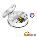 wireless smoke detector low-battery warning