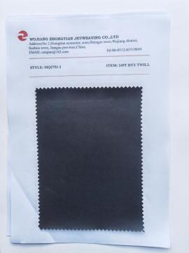 100% Polyester 245T DTY TWILL LINING