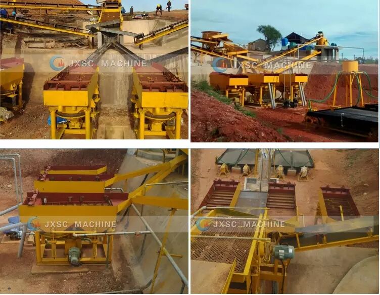 JXSC Gold Processing Plant Gold Jigging Concentrator Mining Separator Jig Machine