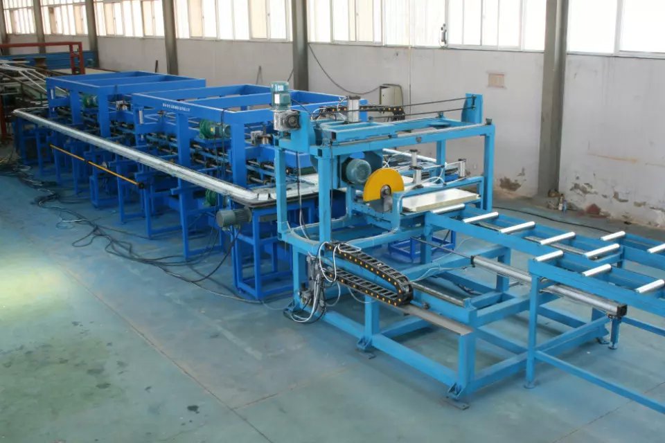 Composite board production line