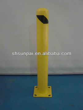 STEEL ROAD WARNING POST