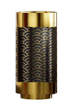 Meiao Circular Bathroom Sink Cylinder Pedestal Sink