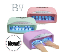 UV lamp,54 watt nail gel uv lamp,two handed nail uv lamp