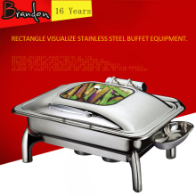 China durable and fashion stainless steel buffet equipment / buffet counter / buffet container