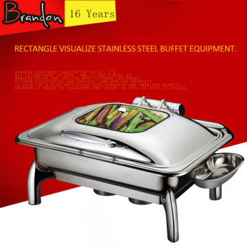 China durable and fashion stainless steel buffet equipment / buffet counter / buffet container