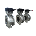 precision machining titanium gear operated butterfly valve