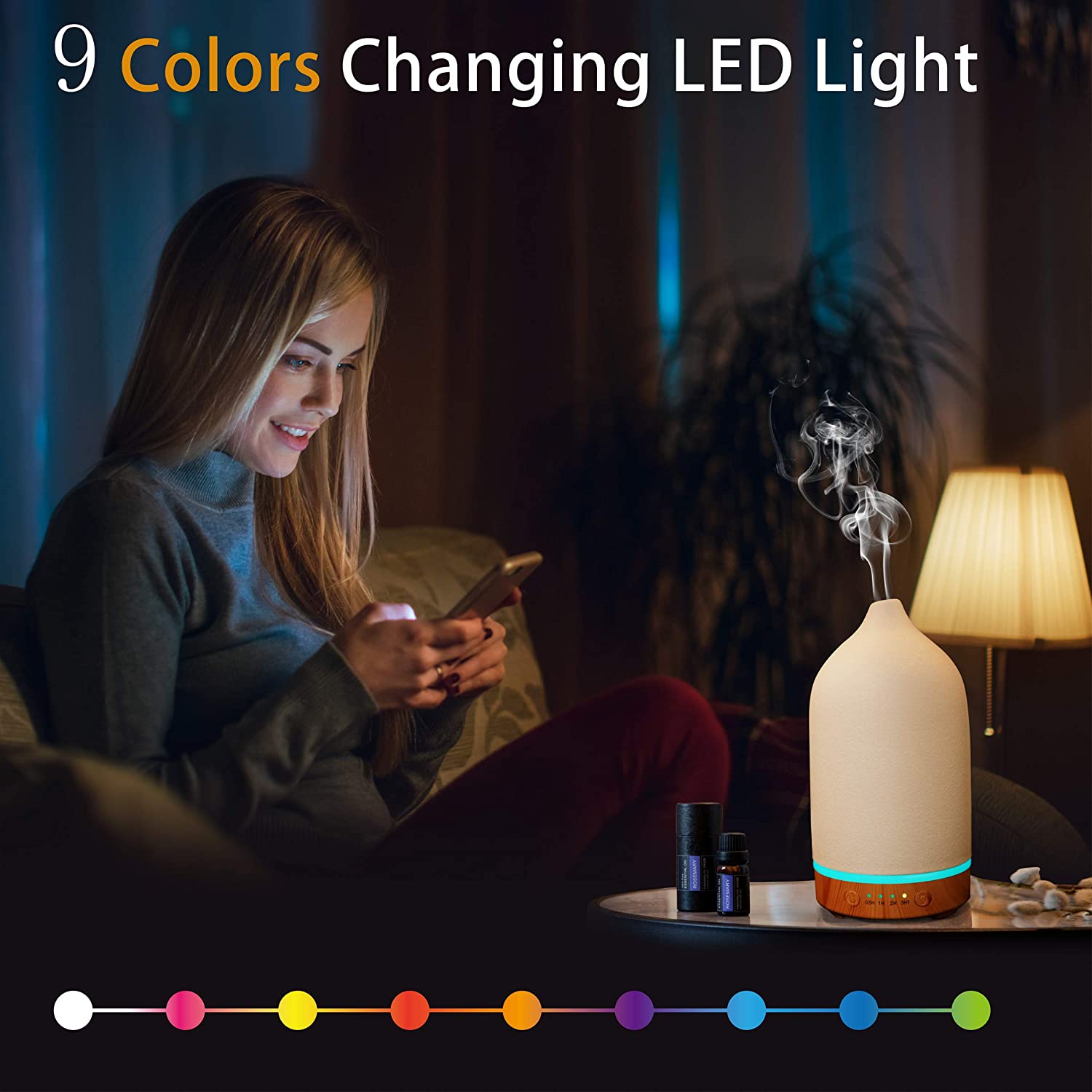 Ultrasonic Aroma Oil Diffuser Humidifier Ultrasonic Aroma Oil Diffuser Humidifier