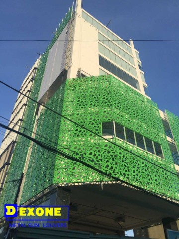 Exterior building wall cladding panel/metal decorative perforated metal screen