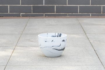 Contrasting Two Tone Garden Pot