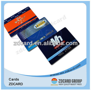 Low cost plastic membership card