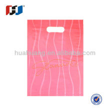 HDPE plastic die cut bag