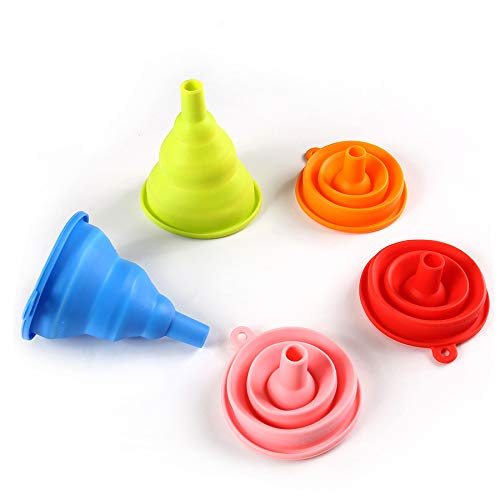 Kitchen Essential Foldable Silicone Oil Funnel