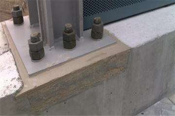 Concrete epoxy reinforced high strength grout