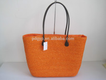 2016 fashion handmade and cheap straw handbag woman handbag shopping handbag