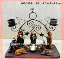 ceramic native candlestick holder