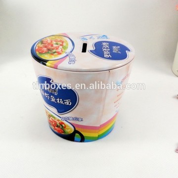 coin money storage wholesale gift round tin boxes for keepsake