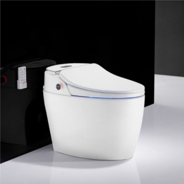 Gold Toilet Flush High-Tech Automatic Floor Mounted Smart Toilet