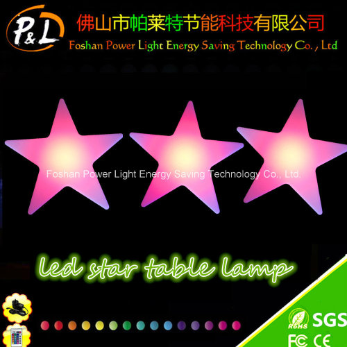 Oplaadbare Color Changing LED Star tafellamp