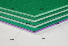 Indoor PVC badminton floor mat /badminton court floor