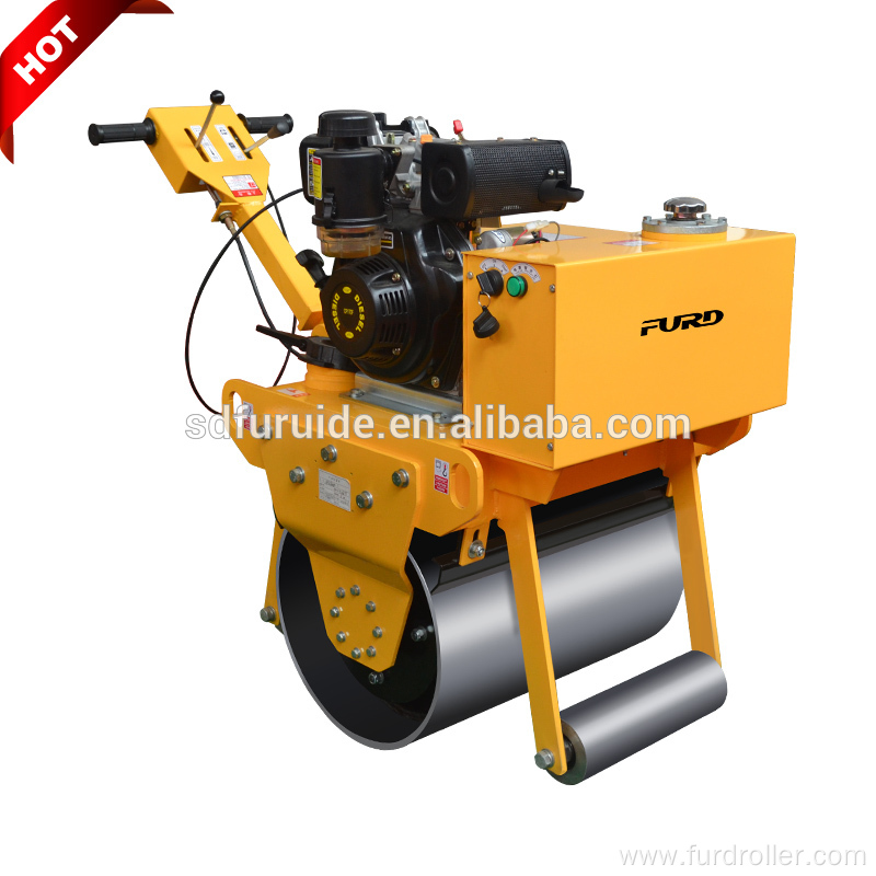 Walk behind single drum mini vibrating road roller Walk behind single drum mini vibrating road roller