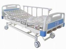 Three Function Manual Hospital Beds , Height Adjustable Man