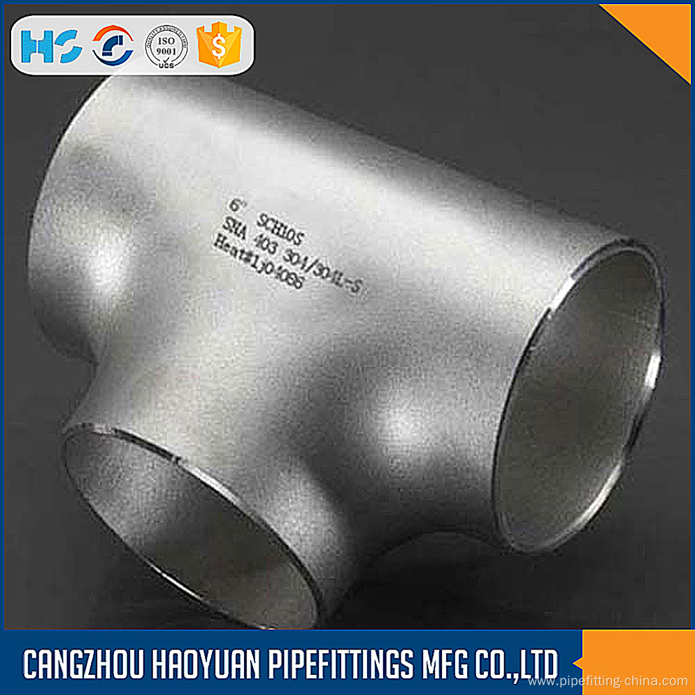 ASTM A403 WP321 Stainless Seamless Reducing Tee