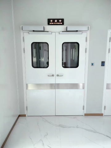 Laboratory Stainless Steel Automatic Double Doors