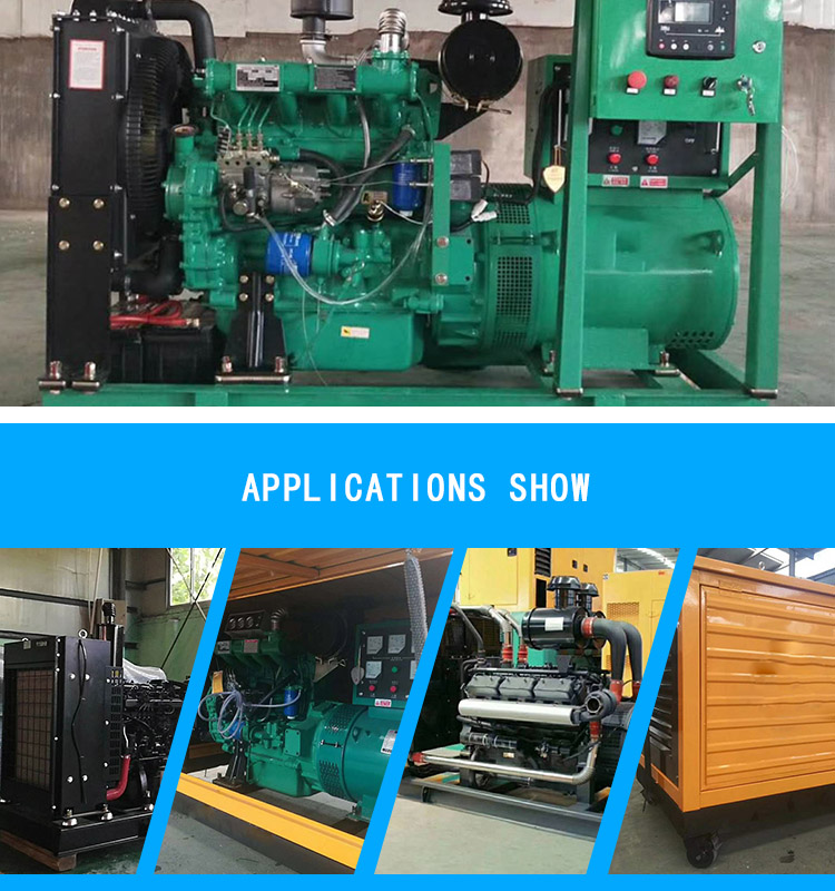 Made in china diesel generator set spare 2000 kW large power all copper export generator set