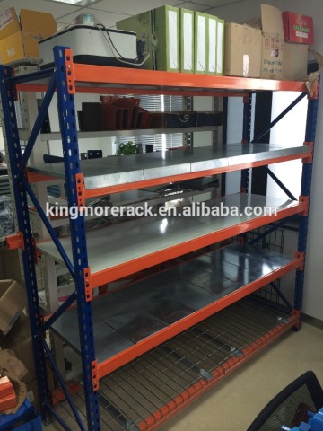 China Kingmore Warehouse Clad Medium Duty Longspan Shelving