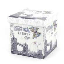 Customized Cute Rabbit Faux Leather Pouf Ottoman for Children