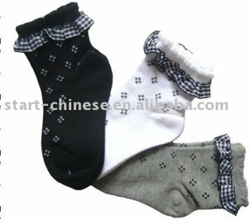 Sweat-Absorbent lace baby socks